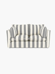 Cocobella 2 Seater Sofa in Garden Grey Stripe