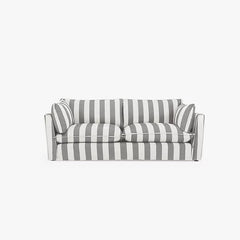 Cocobella 3 Seater Sofa in Garden Grey Stripe