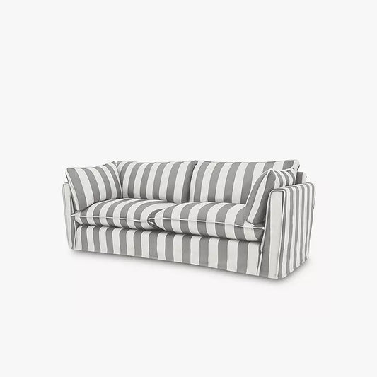 Cocobella 3 Seater Sofa in Garden Grey Stripe