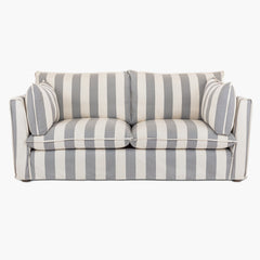 Cocobella 2.5 Seater Sofa in Garden Grey Stripe