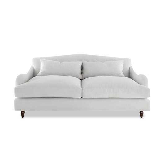 Felix 3 seater sofa in Natural Linen White Camellia