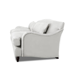 Felix 3 seater sofa in Natural Linen White Camellia