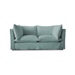 Coco 2.5 Seater Sofa Bed in Mineral Velvet - Available Now