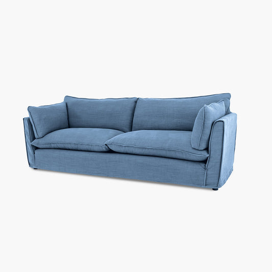 Cocobella 3.5 Seater Sofa in Boho Denim Blue