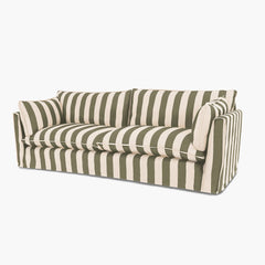 Cocobella 3 Seater Sofa in Spring Green Stripe