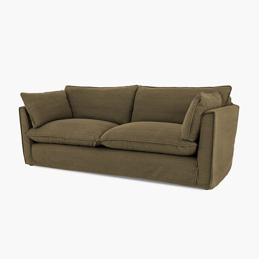 Cocobella 3 Seater Sofa in Beatrice Olive