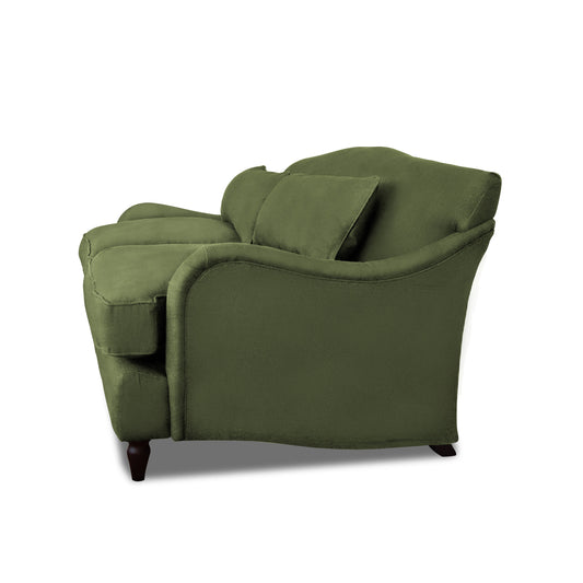 Felix 3 seater sofa in Natural Linen Evergreen