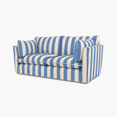 Cocobella 2.5 Seater Sofa in Cornish Blue Stripe