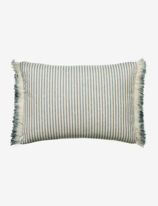 Picket Denim Island Trim Cushion 40x55CM