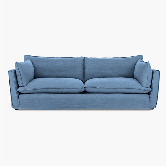 Cocobella 3.5 Seater Sofa in Boho Denim Blue