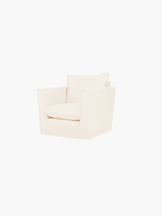 Cocobella Armchair in Beatrice Off White