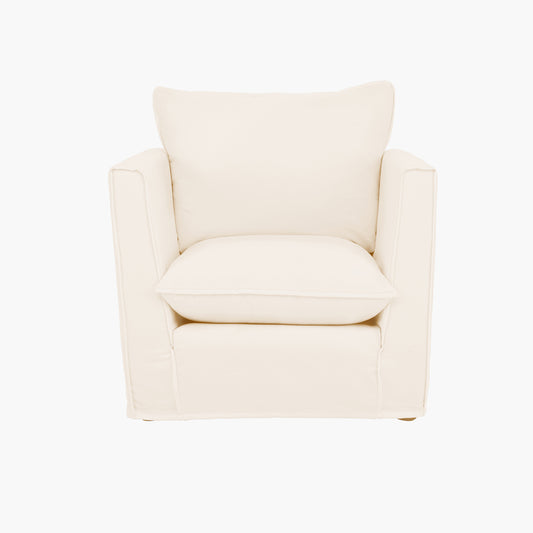 Cocobella Armchair in Beatrice Off White