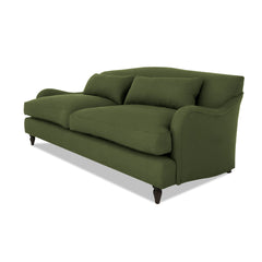 Felix 3 seater sofa in Cotton Linen Evergreen