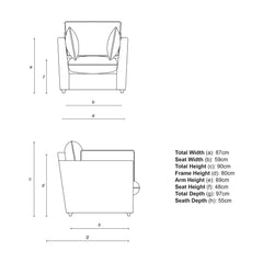 Cocobella Armchair in Boho Parchment