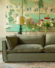 Cocobella 3.5 Seater Sofa in Beatrice Olive