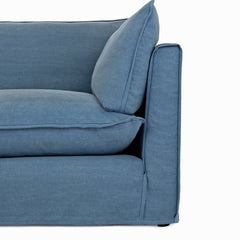 Cocobella 3.5 Seater Sofa in Boho Denim Blue