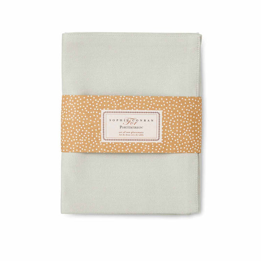 Dove Grey Textile Placemat - Set of Two