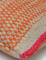 Llama Orange Cushion 24x57CM