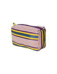 Cosmetic Bag - Yellow/Blue/Purple