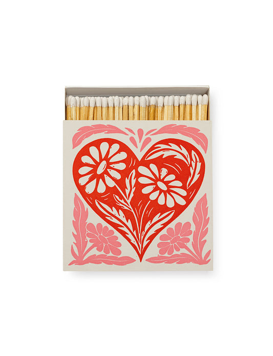 Botanical Heart Matchbox (UK only)