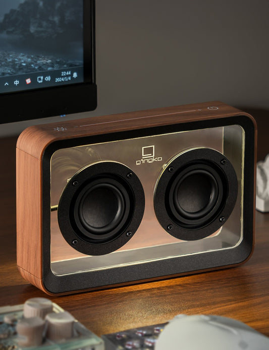 Mage See-Through Bluetooth Speaker - Walnut