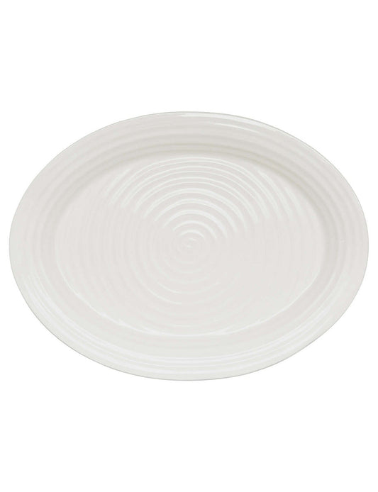 White Porcelain Large Oval Plate