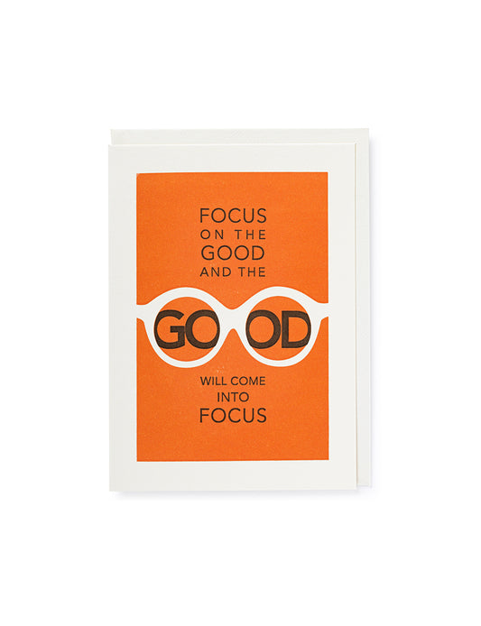 Focus on the Good Card