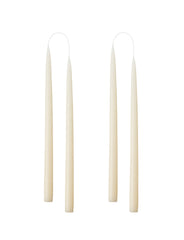 Hand Dipped Taper Candles 35cm - 4 per gift box - Off White