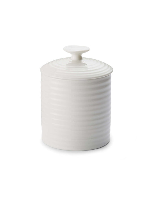 White Porcelain Small Storage Jar