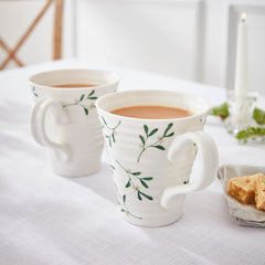 Amor Porcelain Classic Mugs - Assorted Set of Two