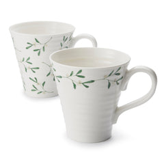 Amor Porcelain Classic Mugs - Assorted Set of Two