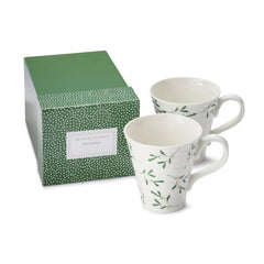 Amor Porcelain Classic Mugs - Assorted Set of Two