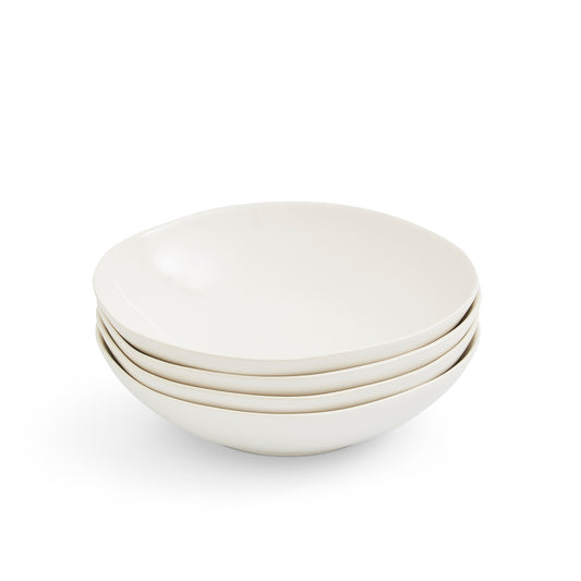 Cream Arbor Pasta Bowl - Set of Four