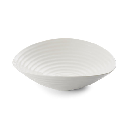 White Porcelain Medium Salad Bowl