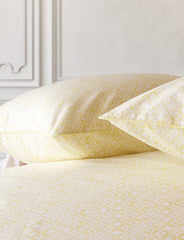 Alyssum Super King Size Duvet Cover and 2 Standard Pillowcases Set - Yellow (Pre order for delivery in end October)