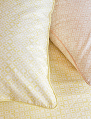 Alyssum Super King Size Duvet Cover and 2 Standard Pillowcases Set - Yellow (Pre order for delivery in end October)