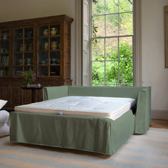 Coco 2.5 Seater Sofa Bed in Seagrass Linen - Made to Order