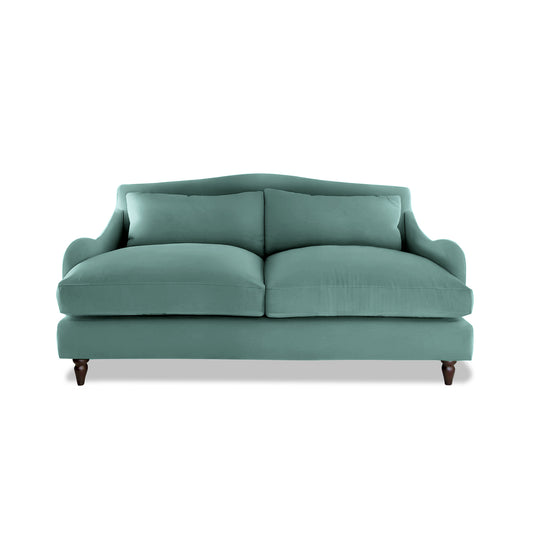 Felix 2.5 Seater Sofa in Cerulean Linen - Made to Order