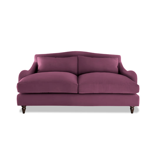 Felix 2.5 Seater Sofa in Damson Linen - Made to Order