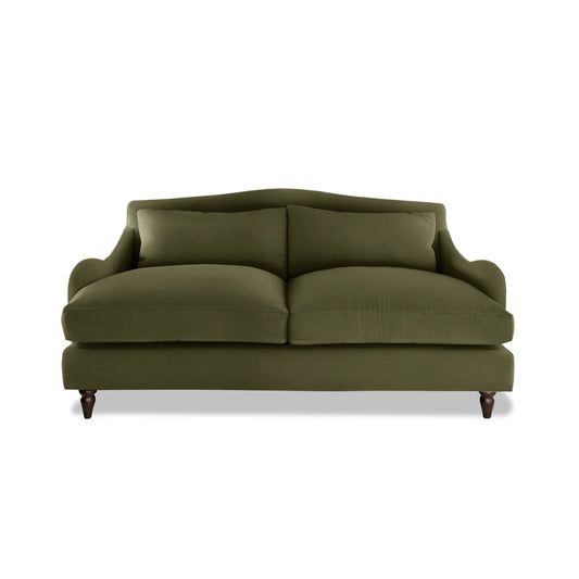 Felix 2.5 Seater Sofa in Khaki Linen - Made to Order