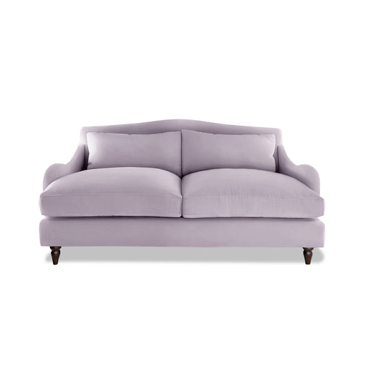 Felix 2.5 Seater Sofa in Lilac Linen - Made to Order