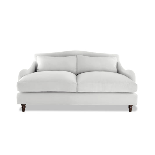 Felix 2.5 seater sofa in Natural Linen White Camellia