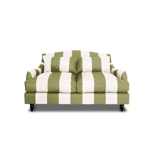 Felix 2 seater sofa in Spring Green Stripes