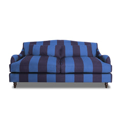 Felix 3 seater sofa in Coastal Blue Stripes