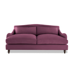 Felix 3 Seater Sofa in Damson Linen - Made to Order