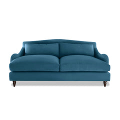 Felix 3 Seater Sofa in Indigo Linen - Made to Order