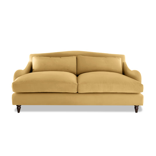 Felix 3 Seater Sofa in Maize Linen - Made to Order