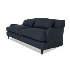 Felix 3 seater sofa in Natural Linen Heather Blue