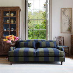 Felix 3 seater sofa in Woodland Stripe