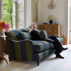 Felix 3 seater sofa in Woodland Stripe